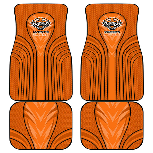 Wests Tigers Rugby Mascot Car Mats Australian Rugby Culture - Tribal Inspired Tiger