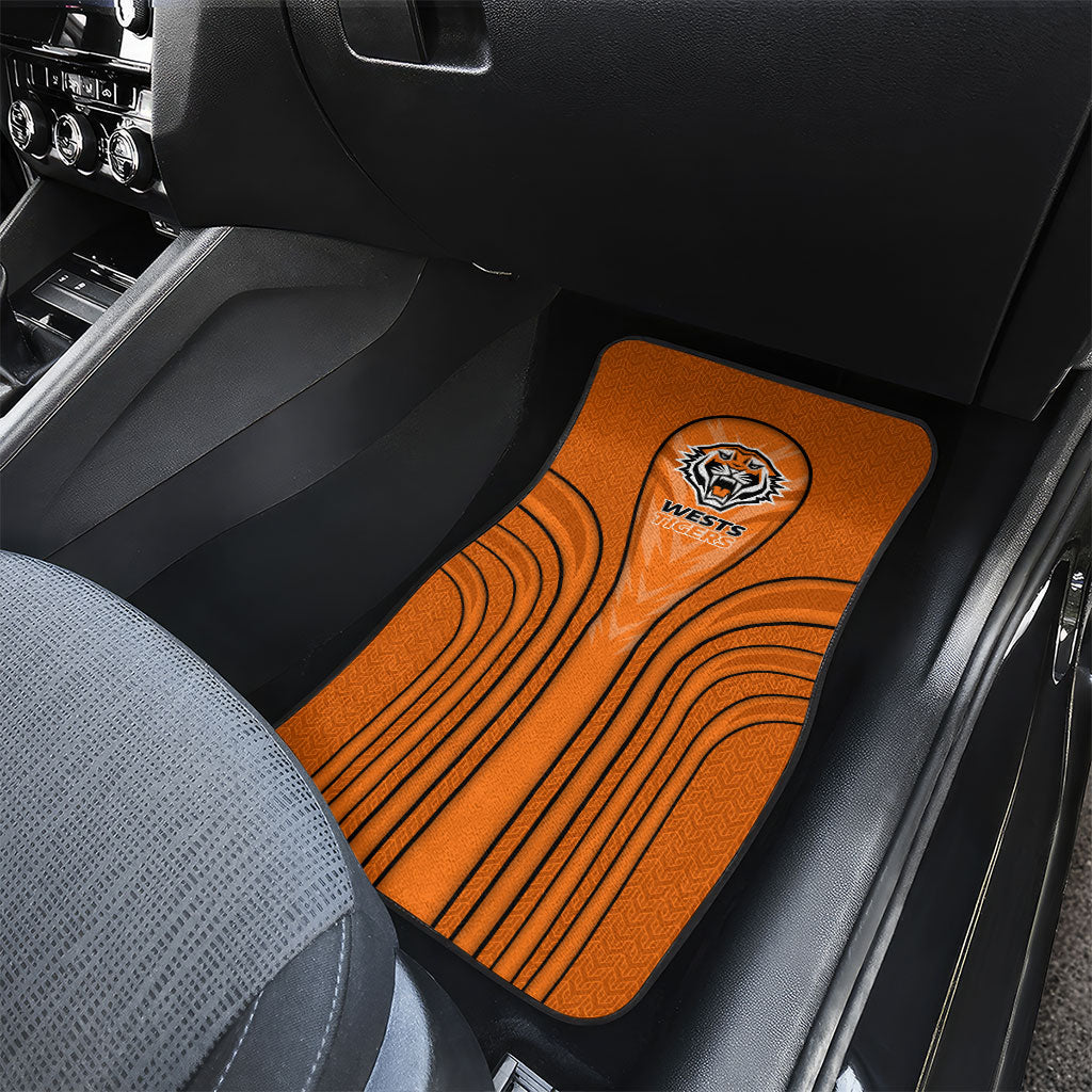 Wests Tigers Rugby Mascot Car Mats Australian Rugby Culture - Tribal Inspired Tiger