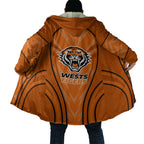 Wests Tigers Rugby Mascot Cloak Australian Rugby Culture - Tribal Inspired Tiger