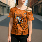 Wests Tigers Rugby Mascot Cross Shoulder Shirt Australian Rugby Culture - Tribal Inspired Tiger
