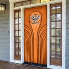 Wests Tigers Rugby Mascot Door Cover Australian Rugby Culture - Tribal Inspired Tiger