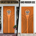 Wests Tigers Rugby Mascot Door Cover Australian Rugby Culture - Tribal Inspired Tiger