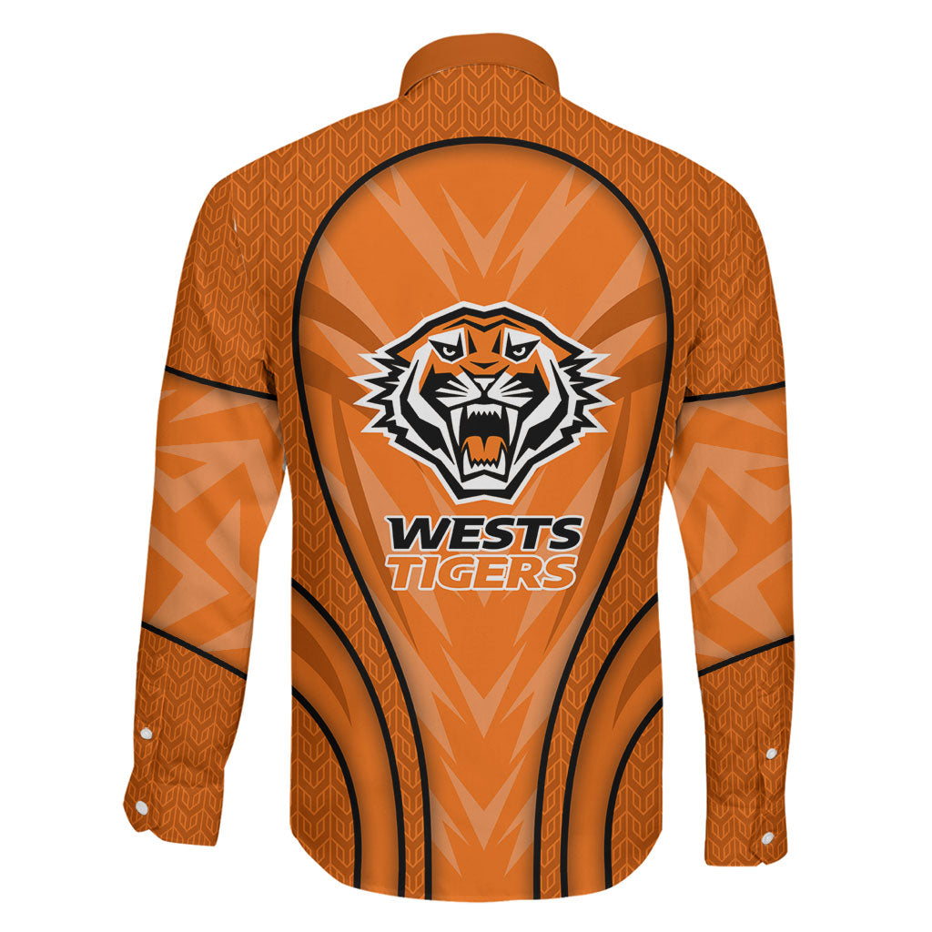 Wests Tigers Rugby Mascot Family Matching Summer Maxi Dress and Hawaiian Shirt Australian Rugby Culture - Tribal Inspired Tiger