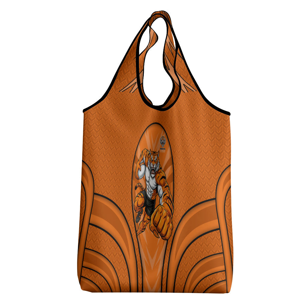 Wests Tigers Rugby Mascot Grocery Bag Australian Rugby Culture - Tribal Inspired Tiger