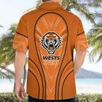 Wests Tigers Rugby Mascot Hawaiian Shirt Australian Rugby Culture - Tribal Inspired Tiger