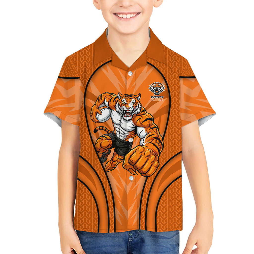 Wests Tigers Rugby Mascot Hawaiian Shirt Australian Rugby Culture - Tribal Inspired Tiger