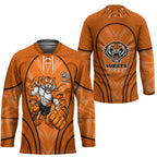 Wests Tigers Rugby Mascot Hockey Jersey Australian Rugby Culture - Tribal Inspired Tiger