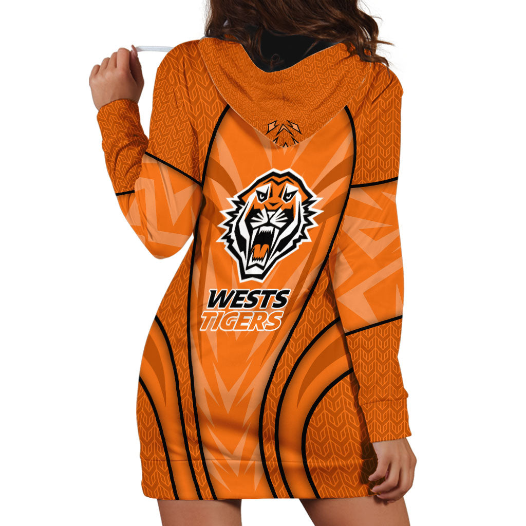 Wests Tigers Rugby Mascot Hoodie Dress Australian Rugby Culture - Tribal Inspired Tiger