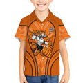 Wests Tigers Rugby Mascot Kid Hawaiian Shirt Australian Rugby Culture - Tribal Inspired Tiger