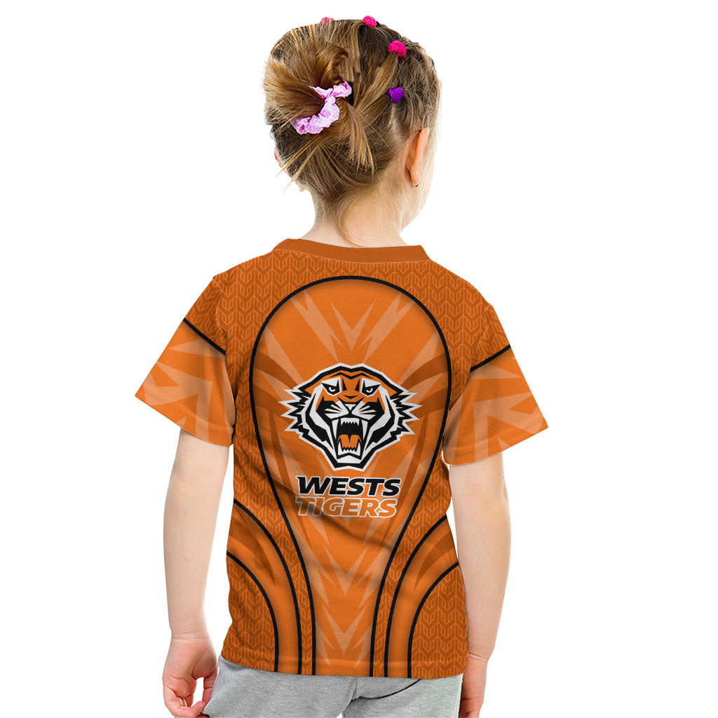 Wests Tigers Rugby Mascot Kid T Shirt Australian Rugby Culture - Tribal Inspired Tiger