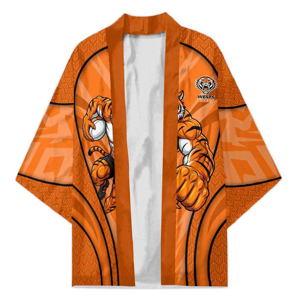 Wests Tigers Rugby Mascot Kimono Australian Rugby Culture - Tribal Inspired Tiger