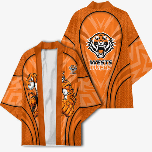 Wests Tigers Rugby Mascot Kimono Australian Rugby Culture - Tribal Inspired Tiger