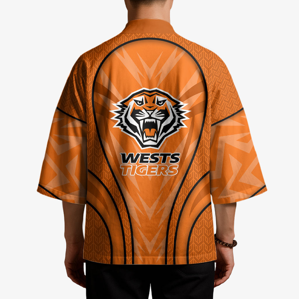 Wests Tigers Rugby Mascot Kimono Australian Rugby Culture - Tribal Inspired Tiger