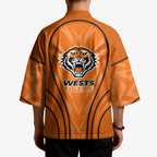 Wests Tigers Rugby Mascot Kimono Australian Rugby Culture - Tribal Inspired Tiger
