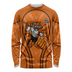 Wests Tigers Rugby Mascot Long Sleeve Shirt Australian Rugby Culture - Tribal Inspired Tiger