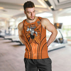 Wests Tigers Rugby Mascot Men Tank Top Australian Rugby Culture - Tribal Inspired Tiger