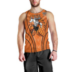 Wests Tigers Rugby Mascot Men Tank Top Australian Rugby Culture - Tribal Inspired Tiger