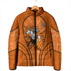 Wests Tigers Rugby Mascot Padded Jacket Australian Rugby Culture - Tribal Inspired Tiger