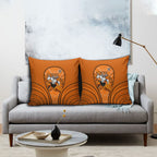 Wests Tigers Rugby Mascot Pillow Cover Australian Rugby Culture - Tribal Inspired Tiger