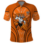 Wests Tigers Rugby Mascot Polo Shirt Australian Rugby Culture - Tribal Inspired Tiger