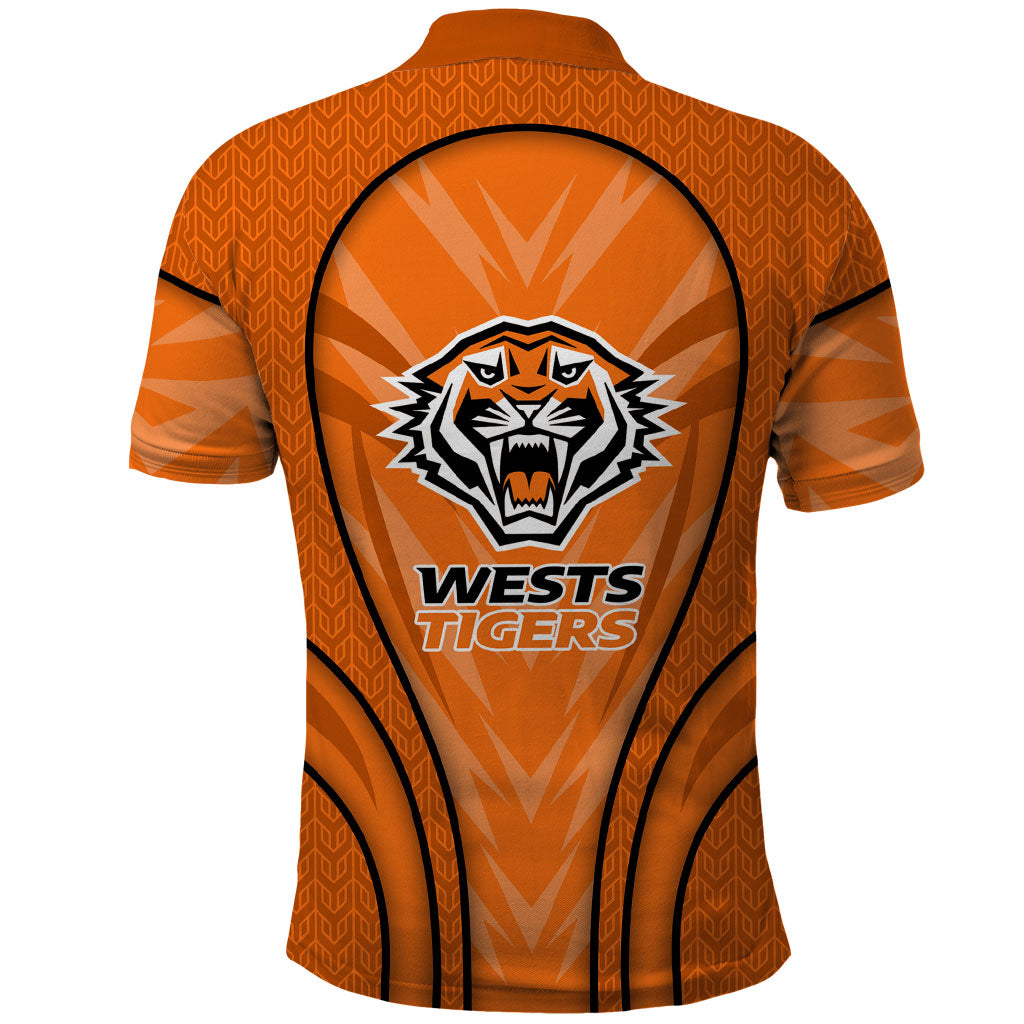 Wests Tigers Rugby Mascot Polo Shirt Australian Rugby Culture - Tribal Inspired Tiger