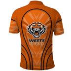 Wests Tigers Rugby Mascot Polo Shirt Australian Rugby Culture - Tribal Inspired Tiger