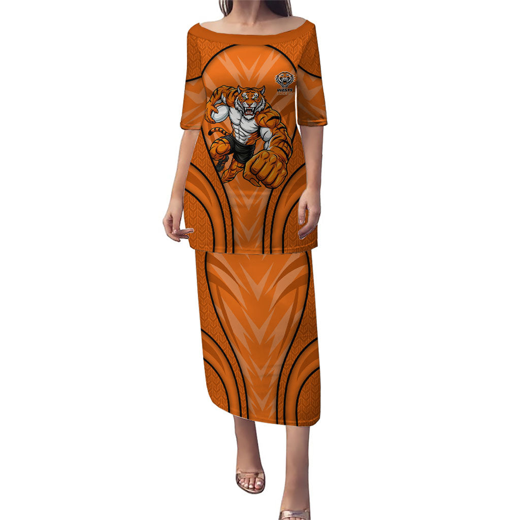 Wests Tigers Rugby Mascot Puletasi Australian Rugby Culture - Tribal Inspired Tiger