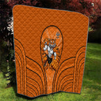 Wests Tigers Rugby Mascot Quilt Australian Rugby Culture - Tribal Inspired Tiger