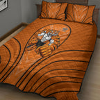 Wests Tigers Rugby Mascot Quilt Bed Set Australian Rugby Culture - Tribal Inspired Tiger