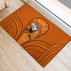 Wests Tigers Rugby Mascot Rubber Doormat Australian Rugby Culture - Tribal Inspired Tiger