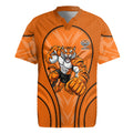 Wests Tigers Rugby Mascot Rugby Jersey Australian Rugby Culture - Tribal Inspired Tiger