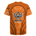 Wests Tigers Rugby Mascot Rugby Jersey Australian Rugby Culture - Tribal Inspired Tiger