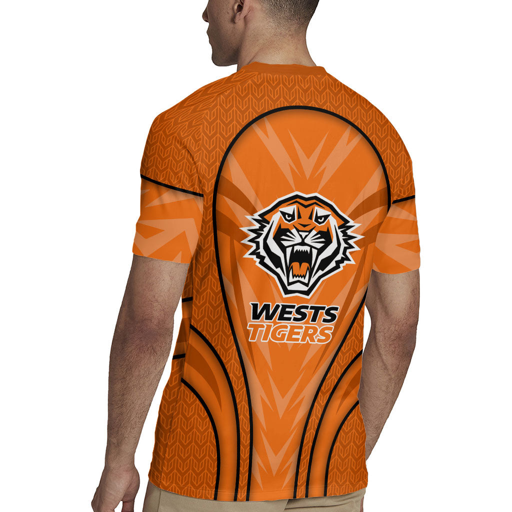 Wests Tigers Rugby Mascot Rugby Jersey Australian Rugby Culture - Tribal Inspired Tiger