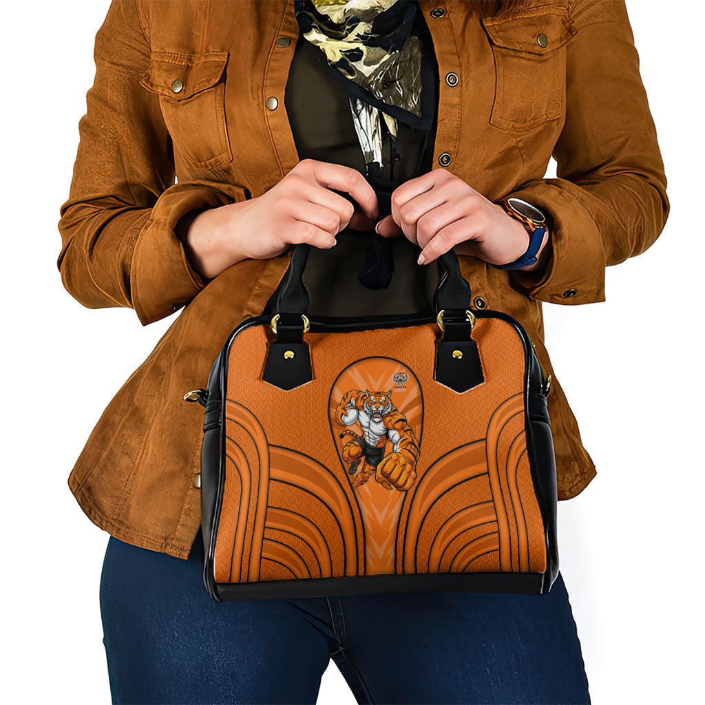 Wests Tigers Rugby Mascot Shoulder Handbag Australian Rugby Culture - Tribal Inspired Tiger
