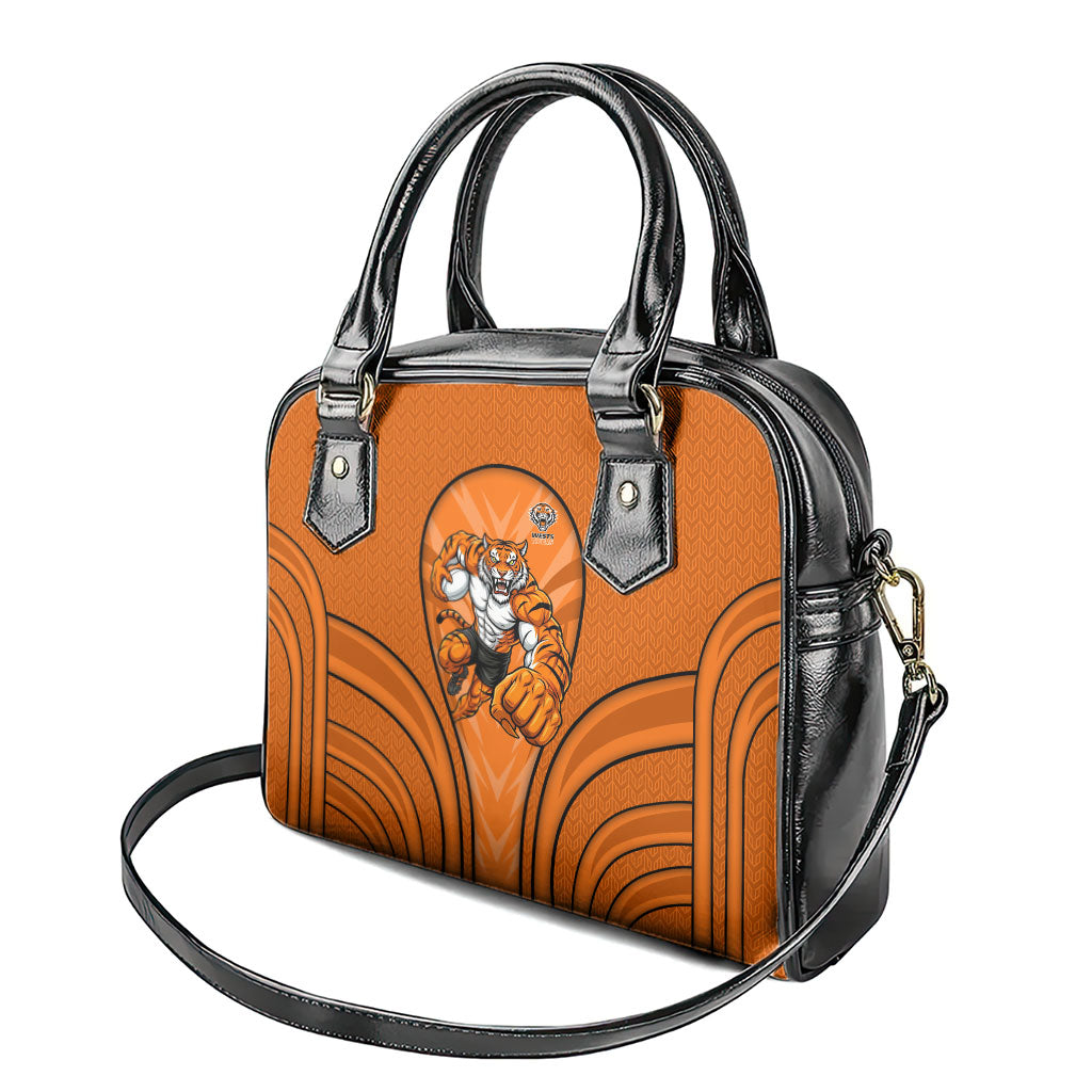 Wests Tigers Rugby Mascot Shoulder Handbag Australian Rugby Culture - Tribal Inspired Tiger
