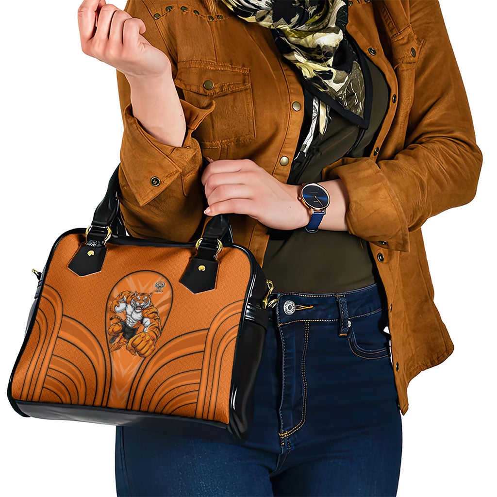 Wests Tigers Rugby Mascot Shoulder Handbag Australian Rugby Culture - Tribal Inspired Tiger