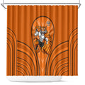 Wests Tigers Rugby Mascot Shower Curtain Australian Rugby Culture - Tribal Inspired Tiger