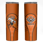 Wests Tigers Rugby Mascot Skinny Tumbler Australian Rugby Culture - Tribal Inspired Tiger
