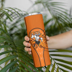 Wests Tigers Rugby Mascot Skinny Tumbler Australian Rugby Culture - Tribal Inspired Tiger