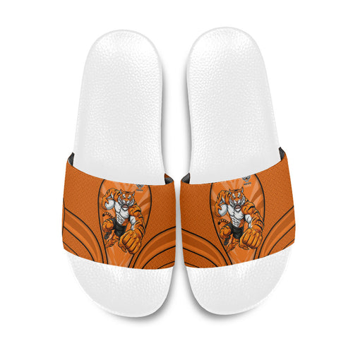 Wests Tigers Rugby Mascot Slide Sandals Australian Rugby Culture - Tribal Inspired Tiger
