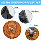 Wests Tigers Rugby Mascot Spare Tire Cover Australian Rugby Culture - Tribal Inspired Tiger