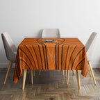 Wests Tigers Rugby Mascot Tablecloth Australian Rugby Culture - Tribal Inspired Tiger