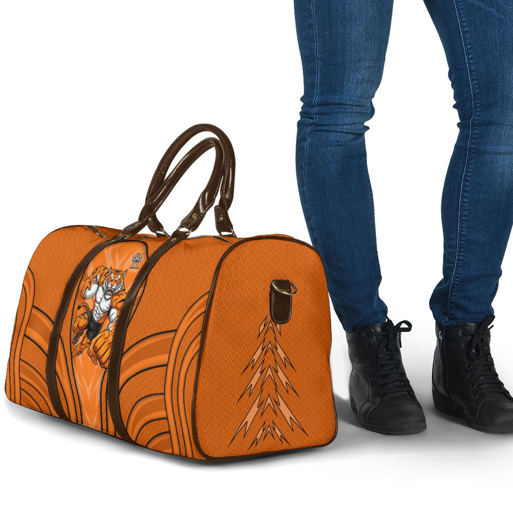 Wests Tigers Rugby Mascot Travel Bag Australian Rugby Culture - Tribal Inspired Tiger