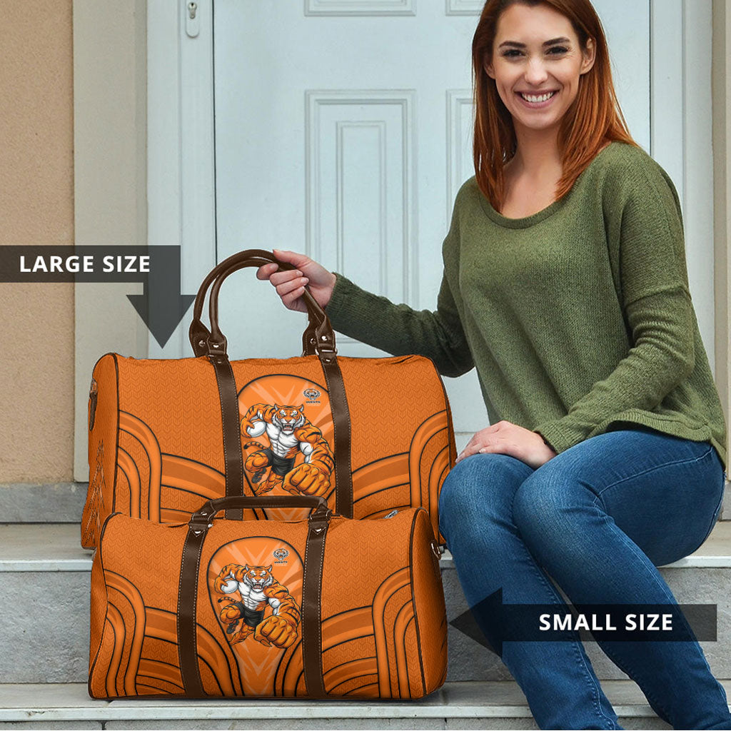 Wests Tigers Rugby Mascot Travel Bag Australian Rugby Culture - Tribal Inspired Tiger