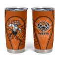 Wests Tigers Rugby Mascot Tumbler Cup Australian Rugby Culture - Tribal Inspired Tiger