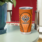 Wests Tigers Rugby Mascot Tumbler Cup Australian Rugby Culture - Tribal Inspired Tiger