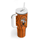 Wests Tigers Rugby Mascot Tumbler With Handle Australian Rugby Culture - Tribal Inspired Tiger
