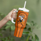 Wests Tigers Rugby Mascot Tumbler With Handle Australian Rugby Culture - Tribal Inspired Tiger