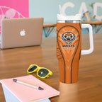 Wests Tigers Rugby Mascot Tumbler With Handle Australian Rugby Culture - Tribal Inspired Tiger