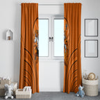 Wests Tigers Rugby Mascot Window Curtain Australian Rugby Culture - Tribal Inspired Tiger